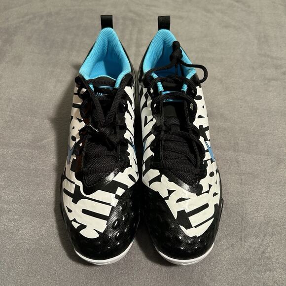 Nike Women Hyperdiamond 2.5 Keystone Softball Cleat Size 10 New In Box Wht/Blue - Picture 2 of 7